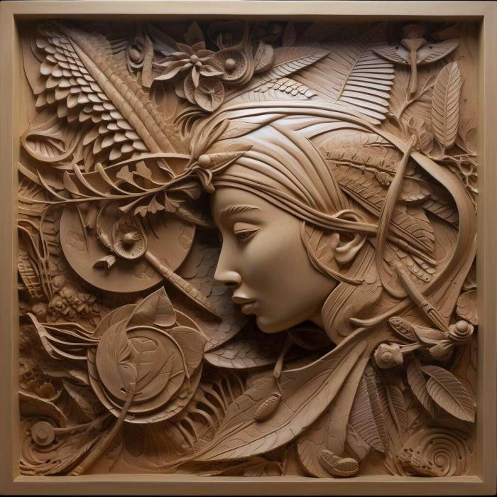 نموذج ثلاثي الأبعاد لآلة CNC 3D Art 